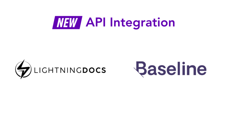 Lightning Docs and Baseline Complete API Integration, Saving Lenders Hours of Doc Prep Time