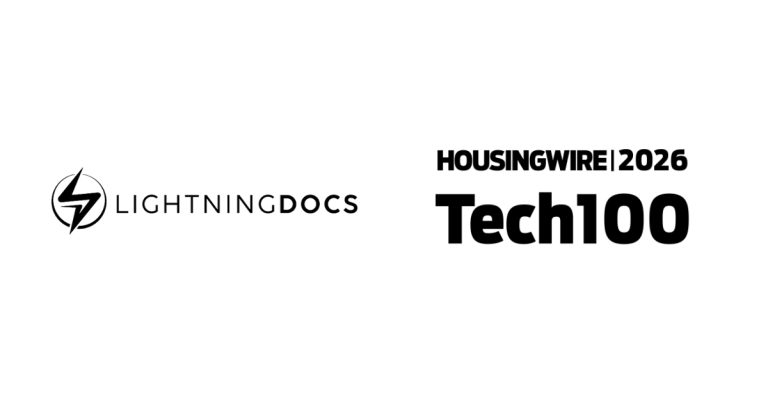 Lightning Docs Earns HousingWire Tech100 Mortgage Award for Second Consecutive Year 